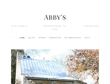 Tablet Screenshot of abbysguesthouse.com